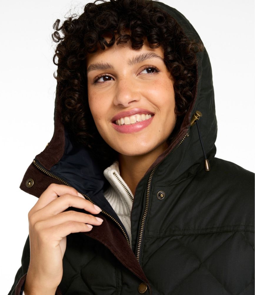 Women's Upcountry Waxed Down Hooded Coat
