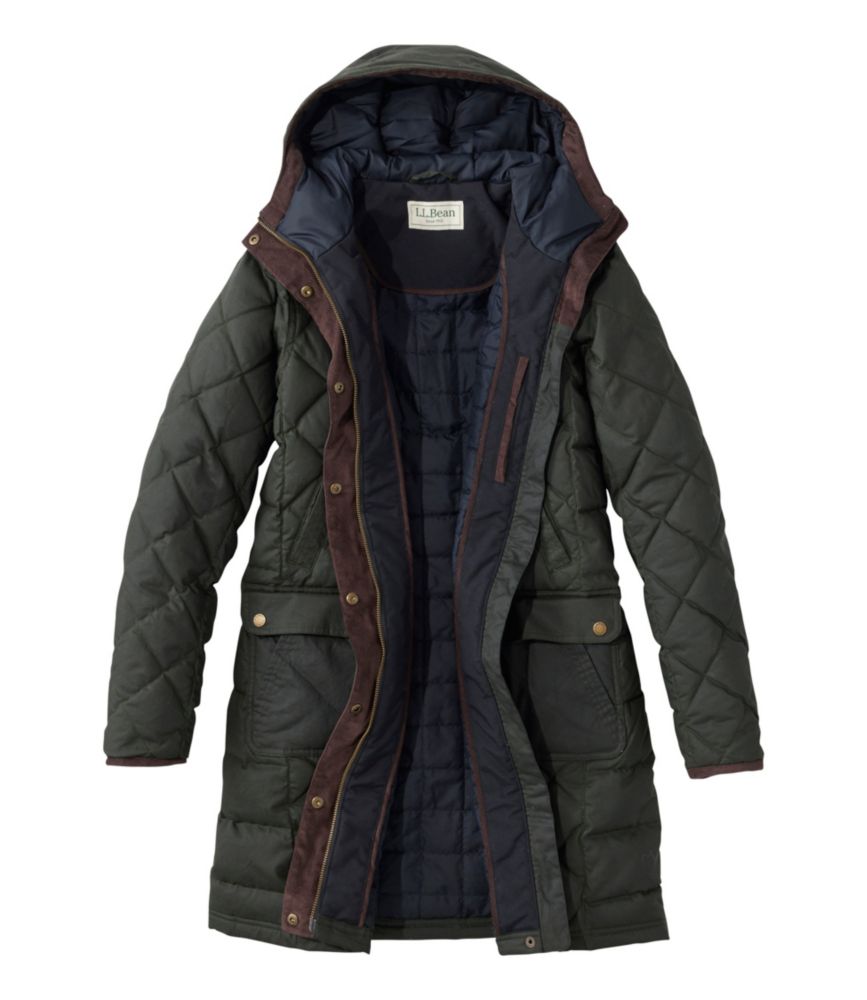 Women's Upcountry Waxed Down Hooded Coat