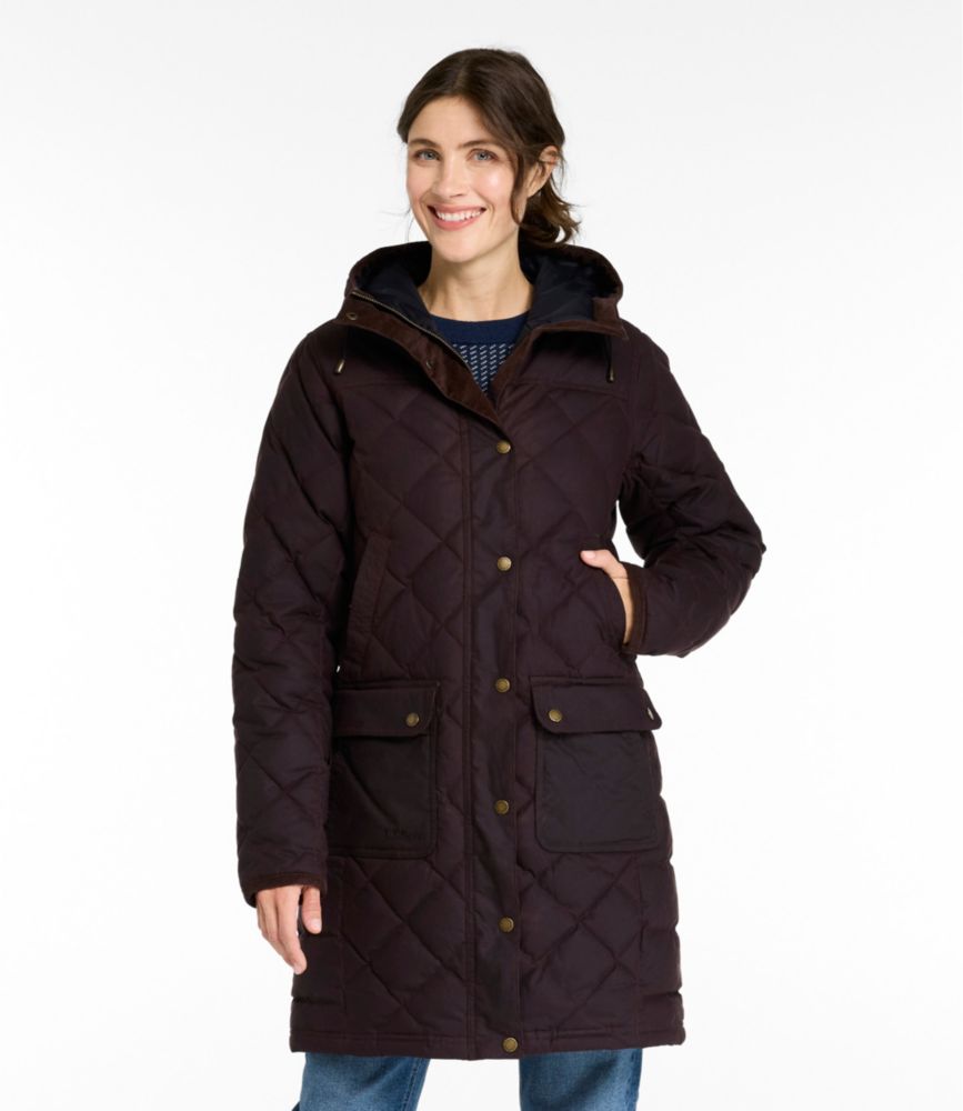 Women's Upcountry Waxed Down Hooded Coat