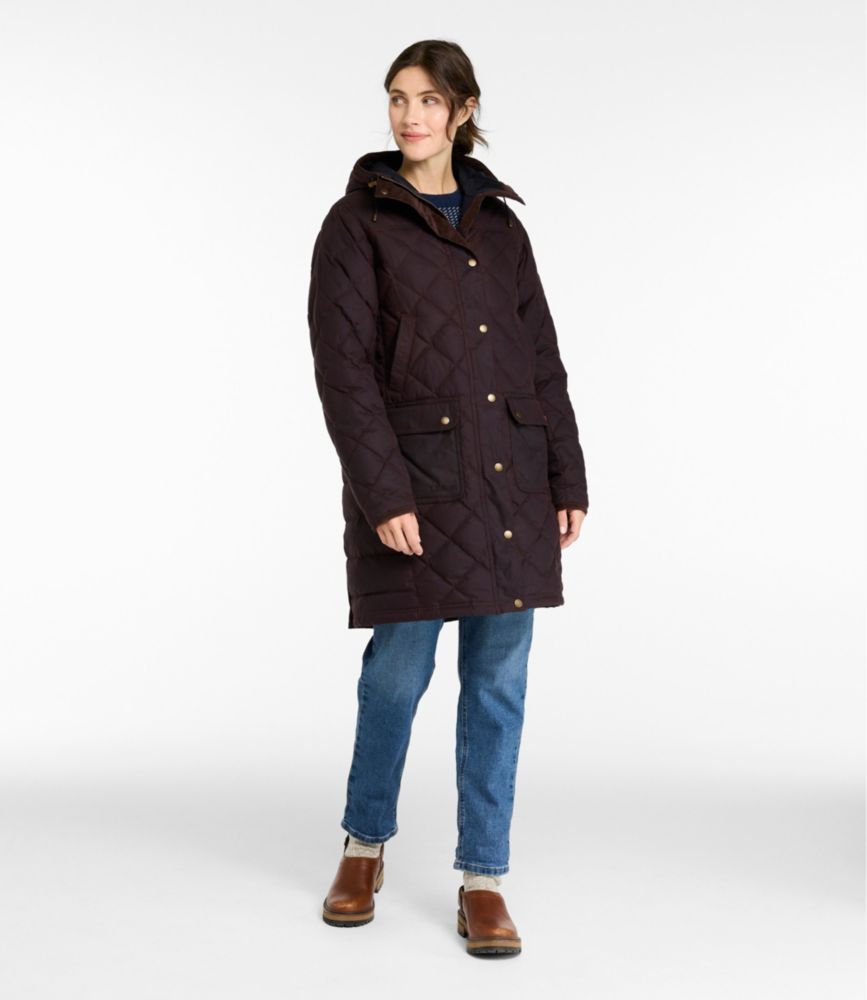 Women's Upcountry Waxed Down Hooded Coat