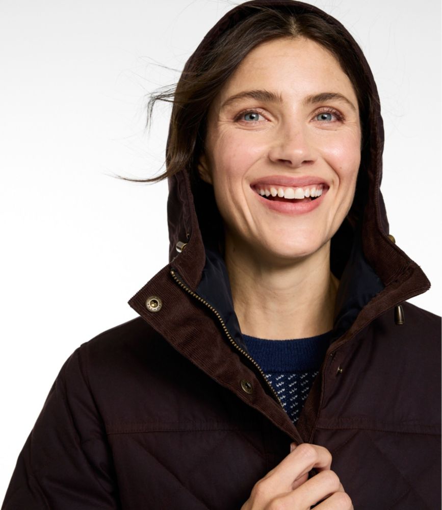 Women's Upcountry Waxed Down Hooded Coat