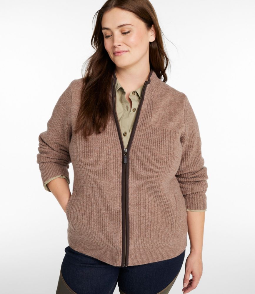 Women's Waterfowl Sweater, Full-Zip