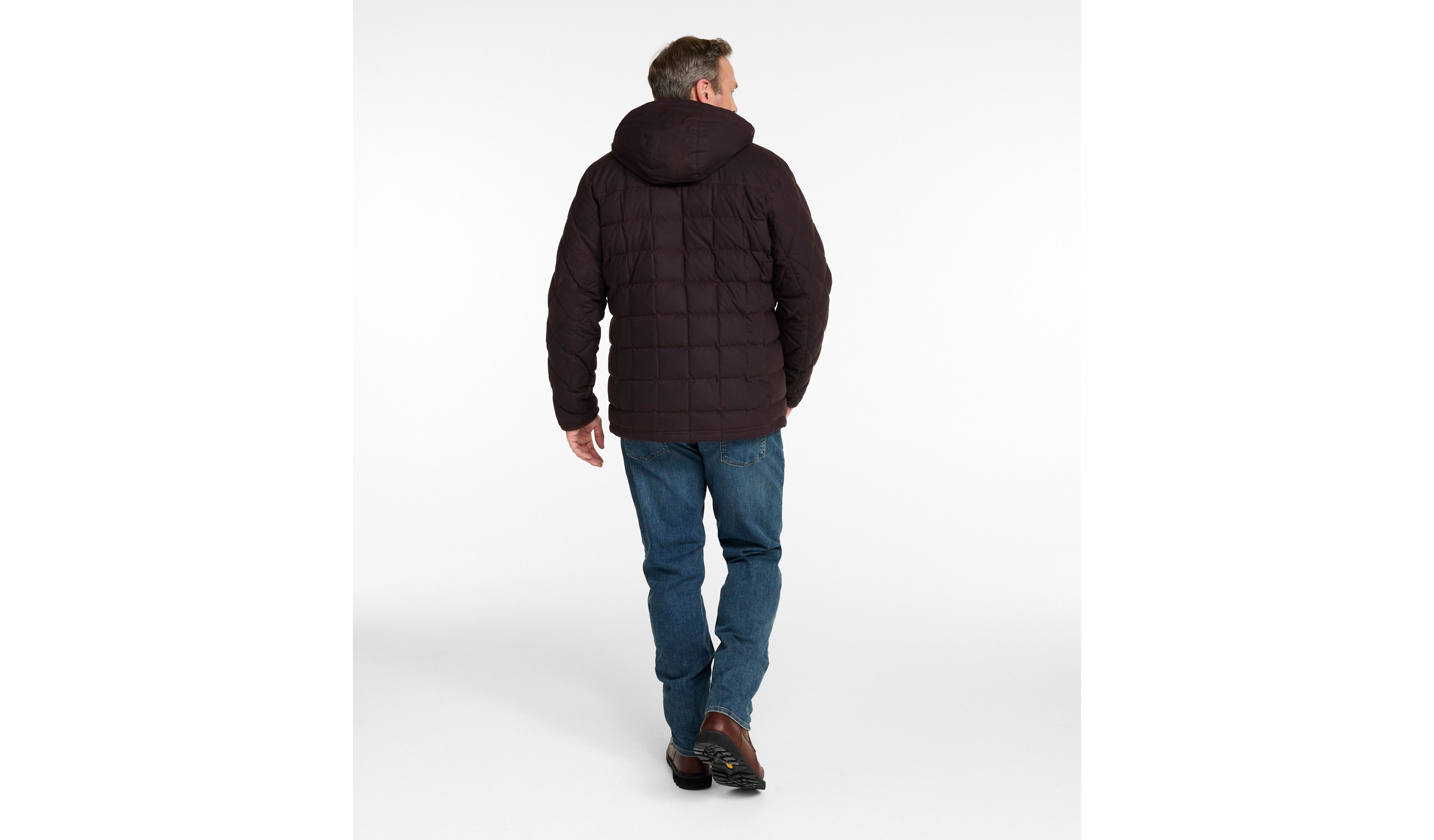 Men's Upcountry Waxed Down Hooded Jacket