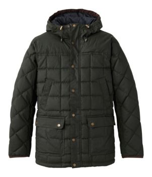Men's Upcountry Waxed Down Hooded Jacket, New