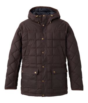 Men's Upcountry Waxed Down Hooded Jacket, New