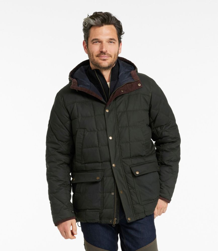 Men's Upcountry Waxed Down Hooded Jacket