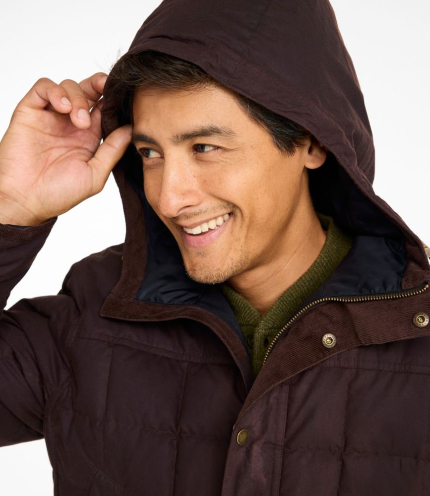 Men's Upcountry Waxed Down Hooded Jacket