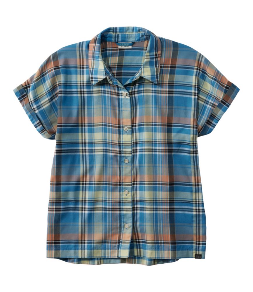 Lapis Teal Plaid