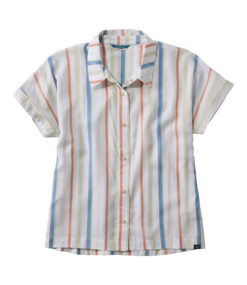 Women's Mountainside Shirt, Lapis Teal Multi Stripe, small image number 1