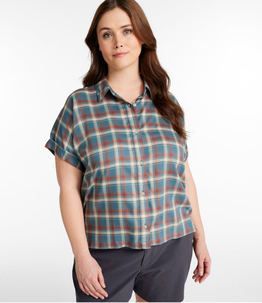 Women's Mountainside Shirt, Thyme Wide Stripe, small image number 2
