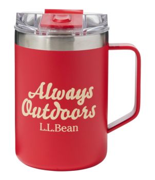 L.L.Bean Insulated Camp Mug, 16 oz. Print, New