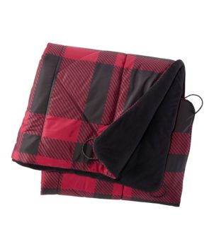 L.L.Bean Fleece Puffer Blanket, New