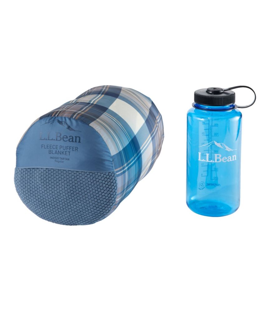 L.L.Bean Fleece Puffer Blanket