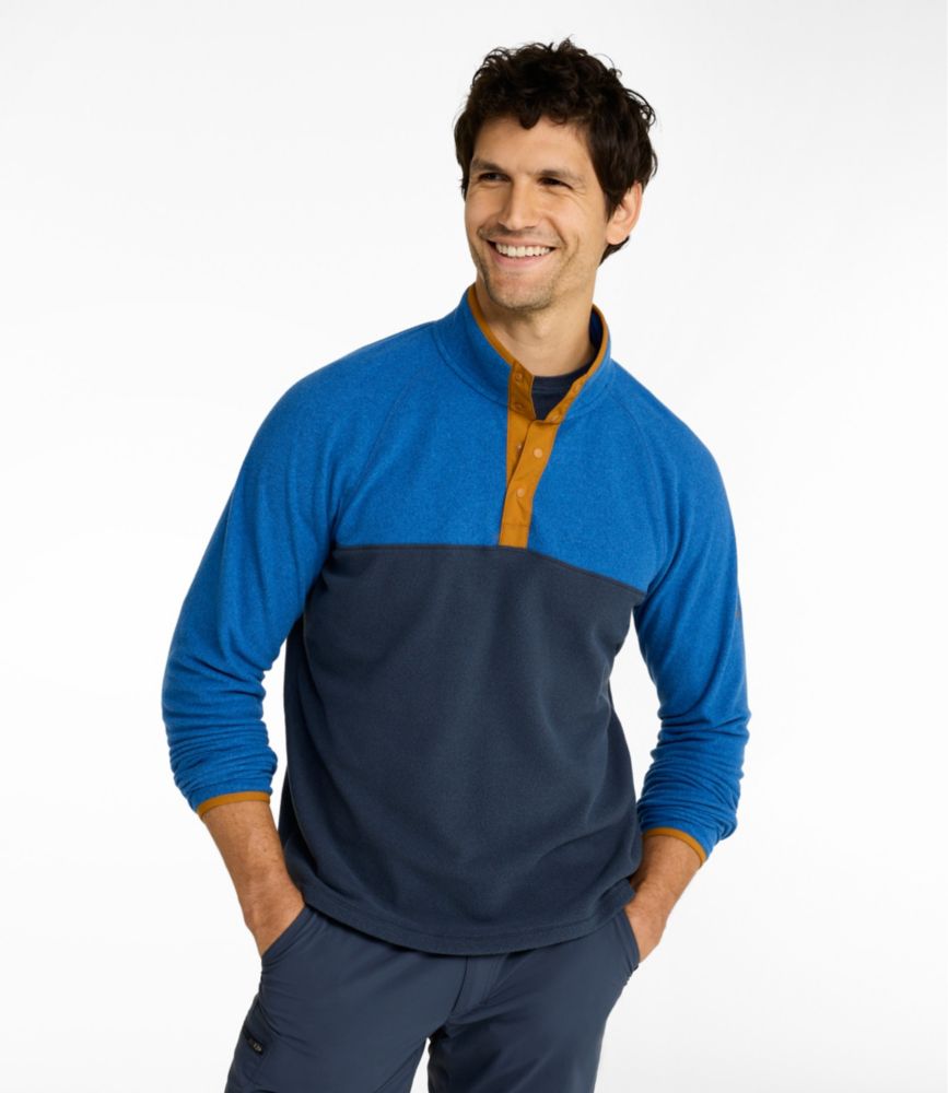Men's All Season Access Fleece Pullover, Colorblock Front