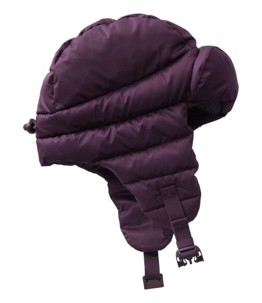 Adults' Puffer Bomber Hat, Eggplant, small image number 1