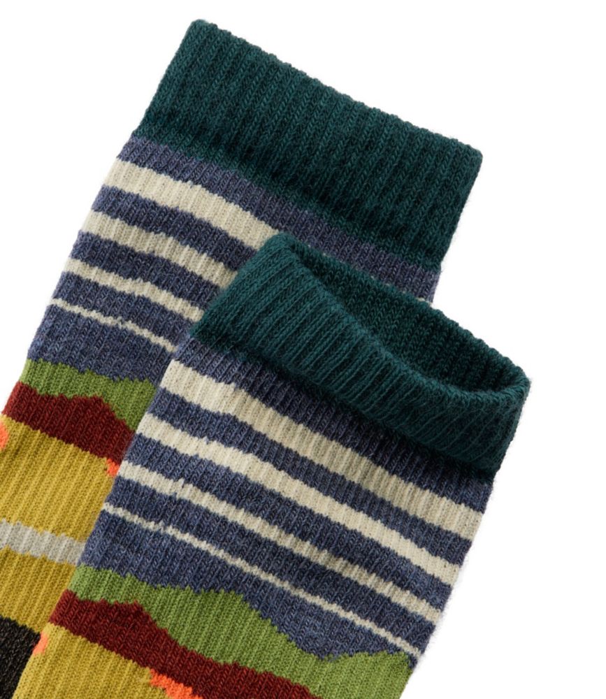 Adults' Katahdin Over the Calf Hiker Socks, Mountain, Hazelnut/Shadow Green, small image number 3