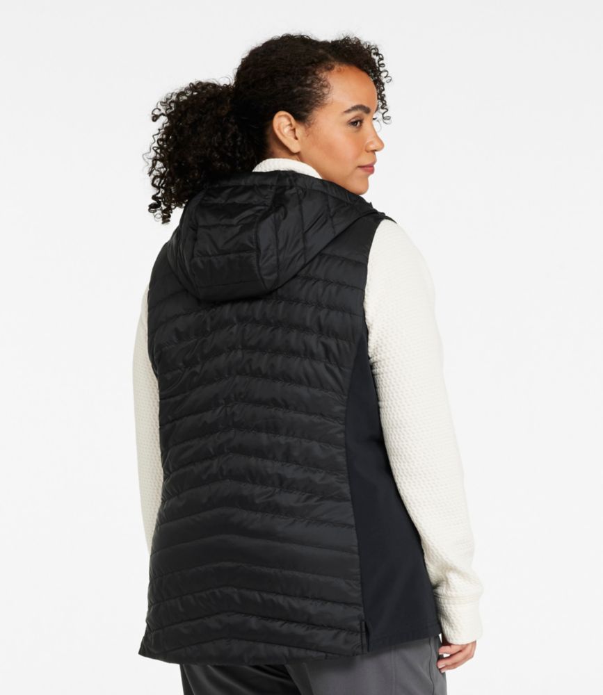 Women's PrimaLoft Packaway Long Vest, Deep Rosewood, small image number 3