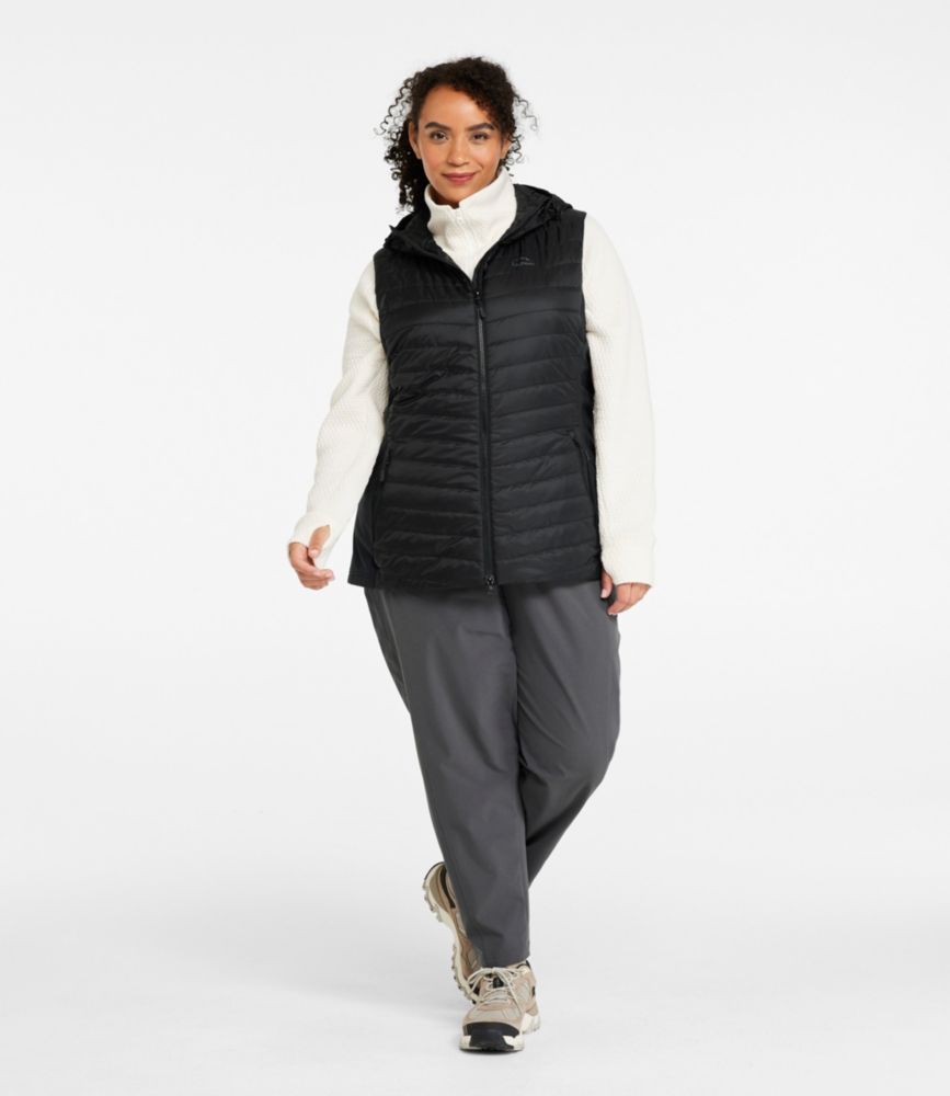 Women's PrimaLoft Packaway Long Vest, Deep Rosewood, small image number 4