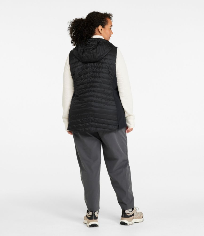 Women's PrimaLoft Packaway Long Vest, Deep Rosewood, small image number 5
