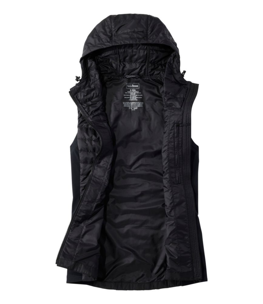 Women's PrimaLoft Packaway Long Vest, Deep Rosewood, small image number 7