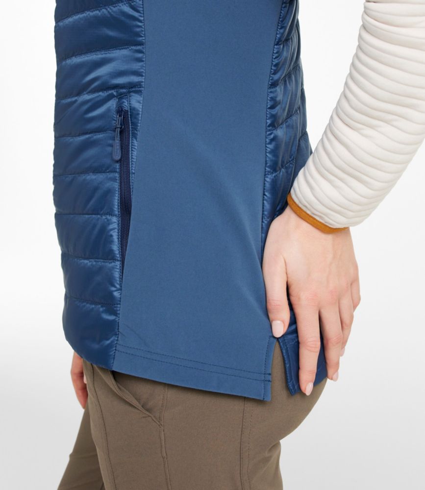 Women's PrimaLoft Packaway Long Vest, Deep Rosewood, small image number 8