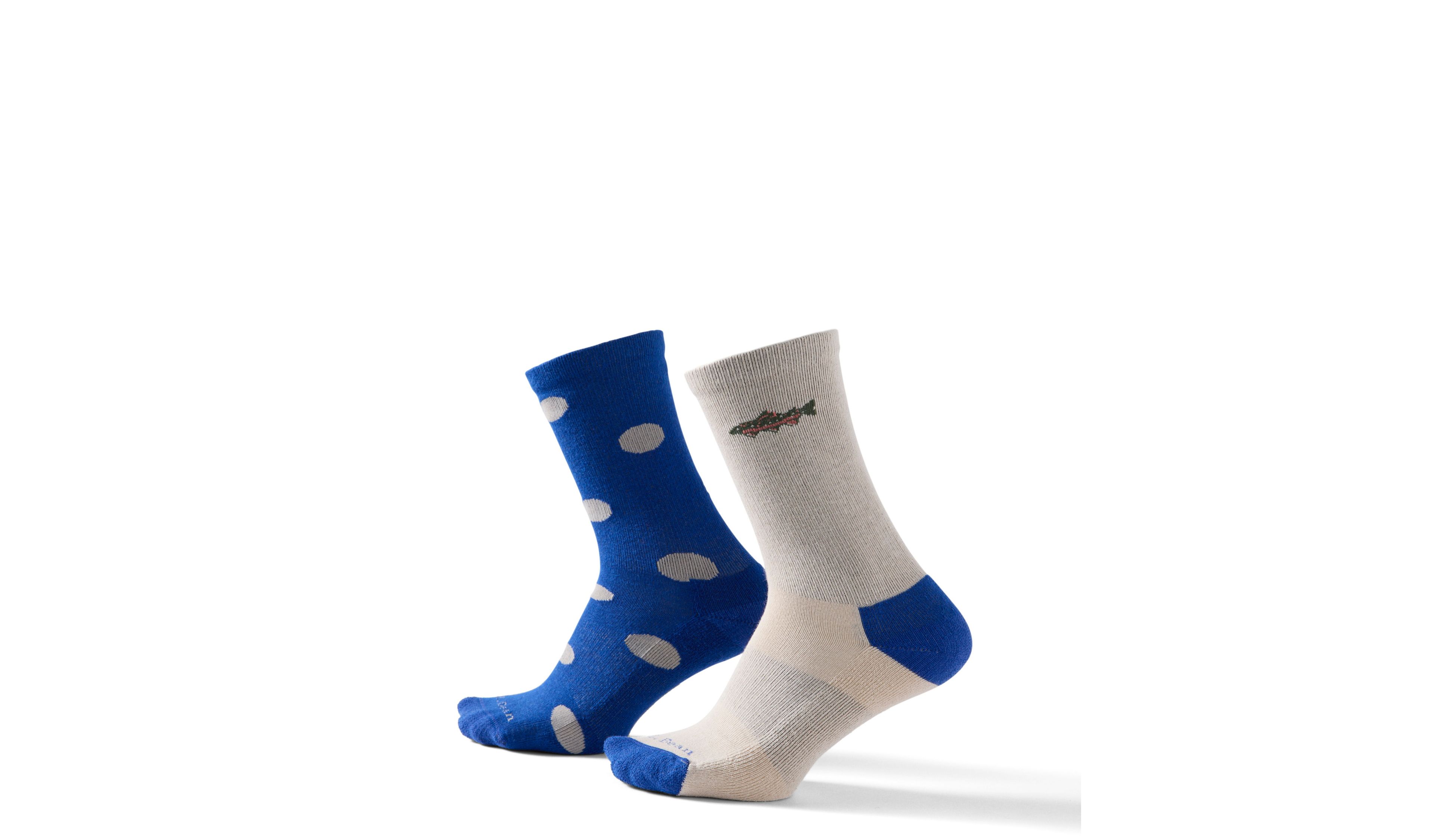 Adults' Wicked Soft Cotton Socks, Novelty 2-Pack