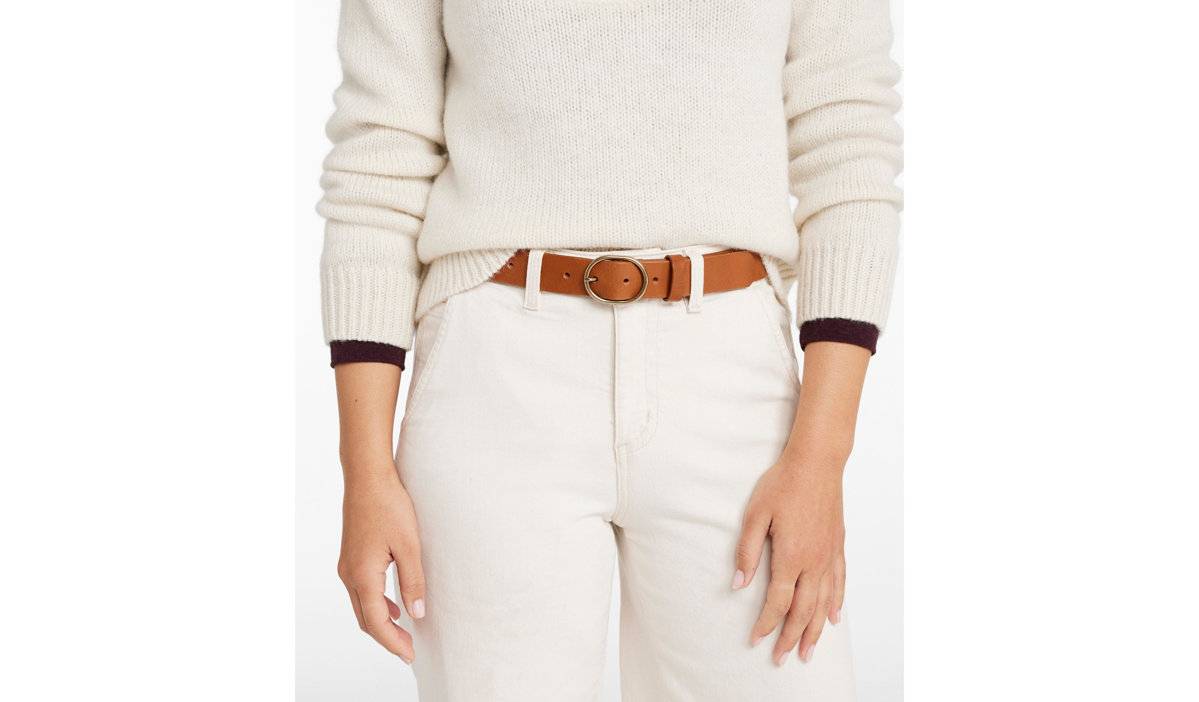 Women's L.L.Bean Oval Buckle Belt