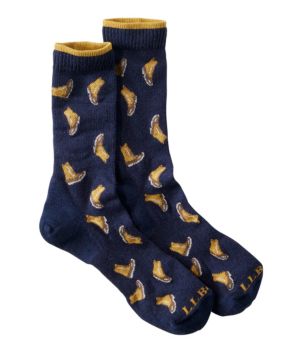 Adults' L.L.Bean Maine Motif Sock, New