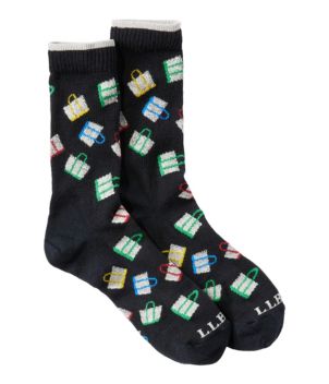 Adults' L.L.Bean Maine Motif Sock, New