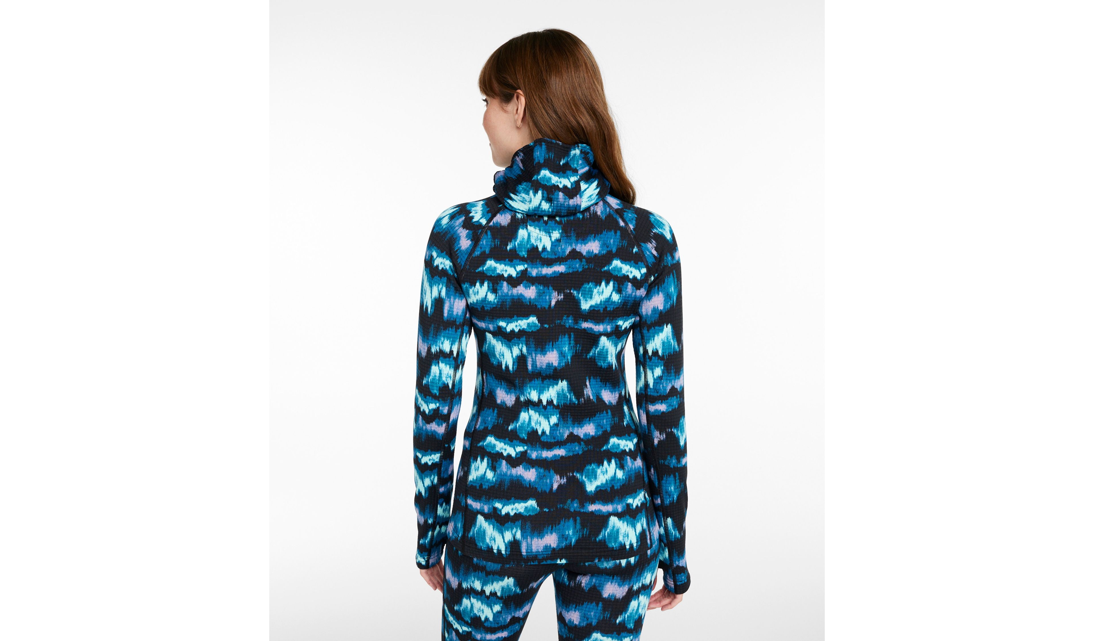 Women's L.L.Bean Heavyweight Base Layer Hoodie Printed