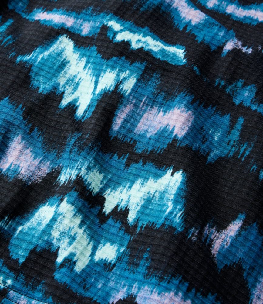 Women's L.L.Bean Heavyweight Base Layer Hoodie Printed, Aurora Print, small image number 7