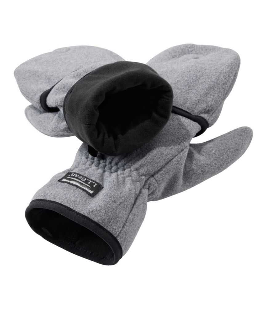 Adults' L.L.Bean Access Fleece Convertible Mitten, , small image number 2