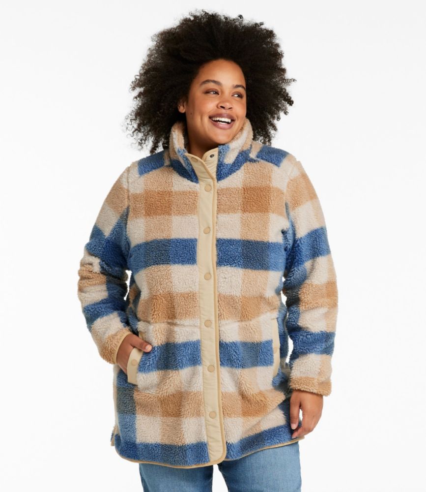 Women's Bean's Sherpa Fleece Coat, Print