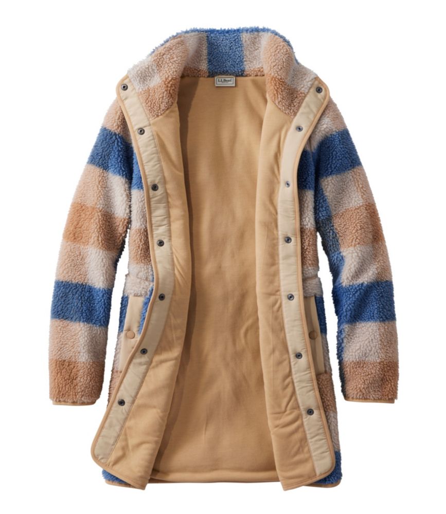 Women's Bean's Sherpa Fleece Coat, Print
