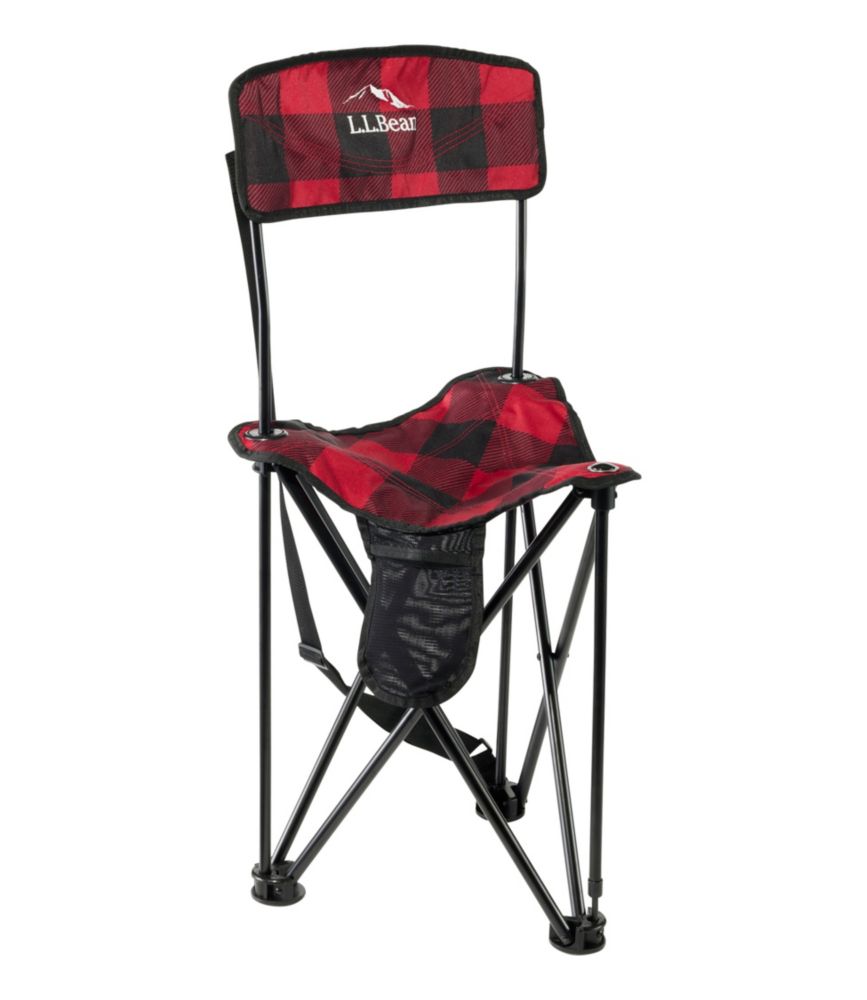 L.L.Bean Access Camp Chair Tripod, Plaid
