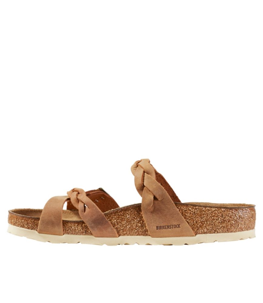 Women's Birkenstock Franca Braid Sandals, Oiled Leather