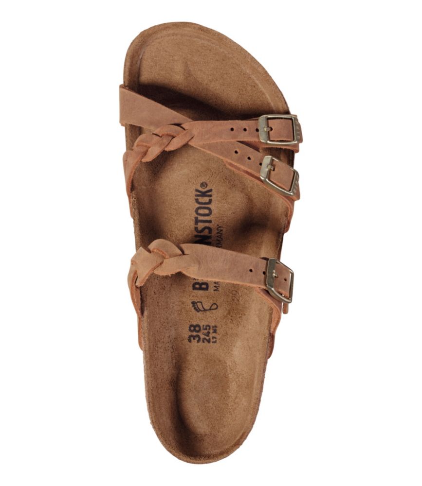 Women's Birkenstock Franca Braid Sandals, Oiled Leather