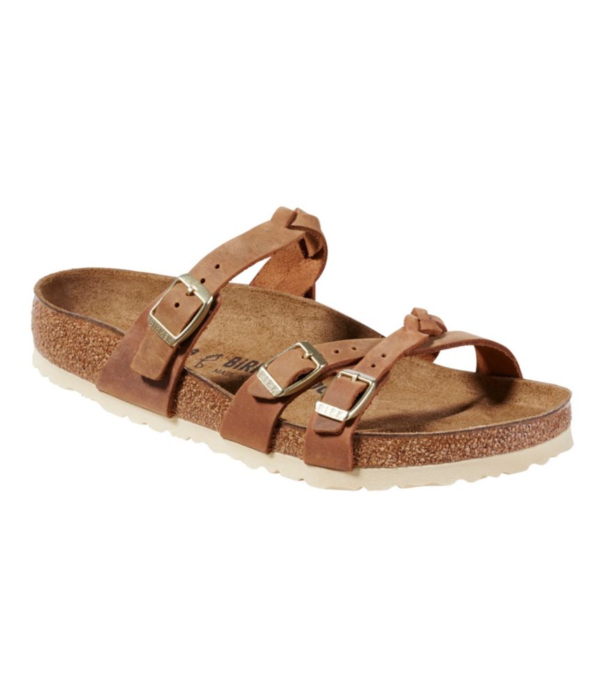 Women's Birkenstock Franca Braid Sandals, Oiled Leather