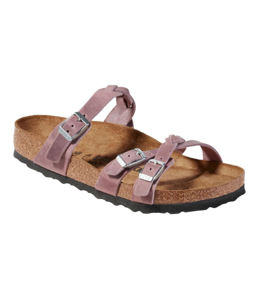 Women's Birkenstock Franca Braid Sandals, Oiled Leather