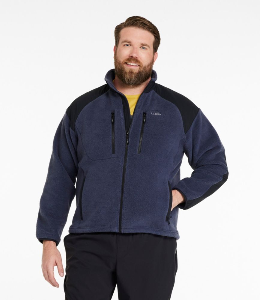 Men's All-Conditions Fleece Jacket, Carbon Navy, small image number 6