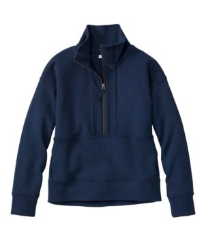 Women's L.L.Bean CloudSoft Top, Half-Zip Pullover, New