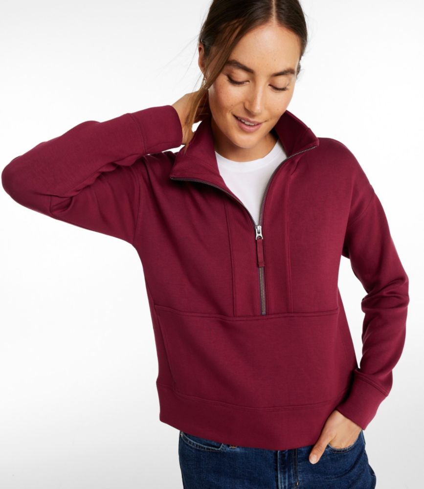 Women's L.L.Bean CloudSoft Top, Half-Zip Pullover