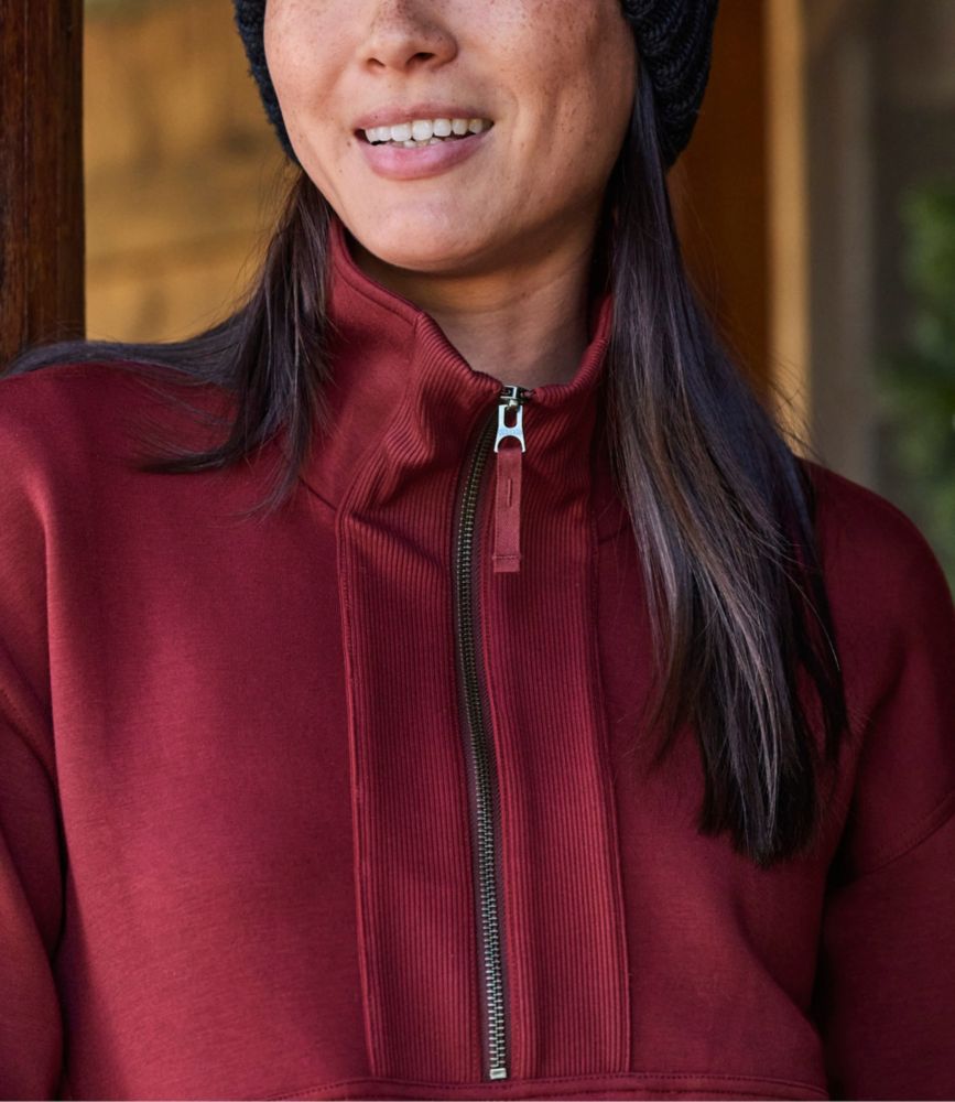 Women's L.L.Bean CloudSoft Top, Half-Zip Pullover