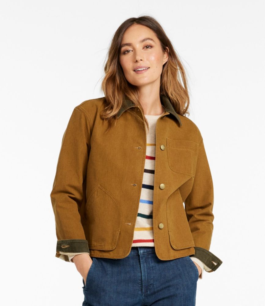 Women's Lightweight Field Jacket, Faded Orange, small image number 2