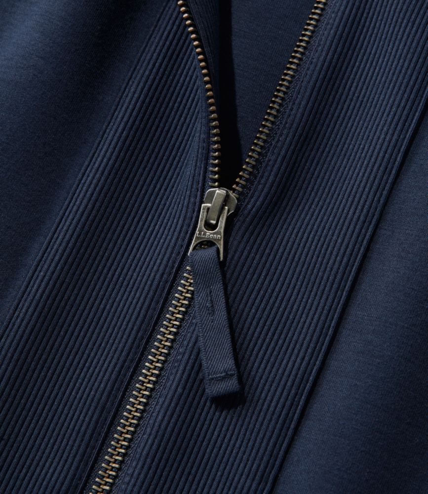 Women's CloudSoft Top, Full-Zip, Classic Navy, small image number 4