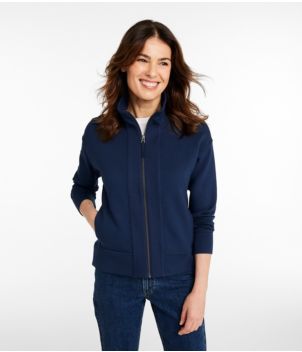 Women's L.L.Bean CloudSoft Top, Full-Zip, New