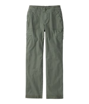 Women's 207 Vintage Cotton Canvas Pants, Mid-Rise Straight-Leg Cargo Lined, New