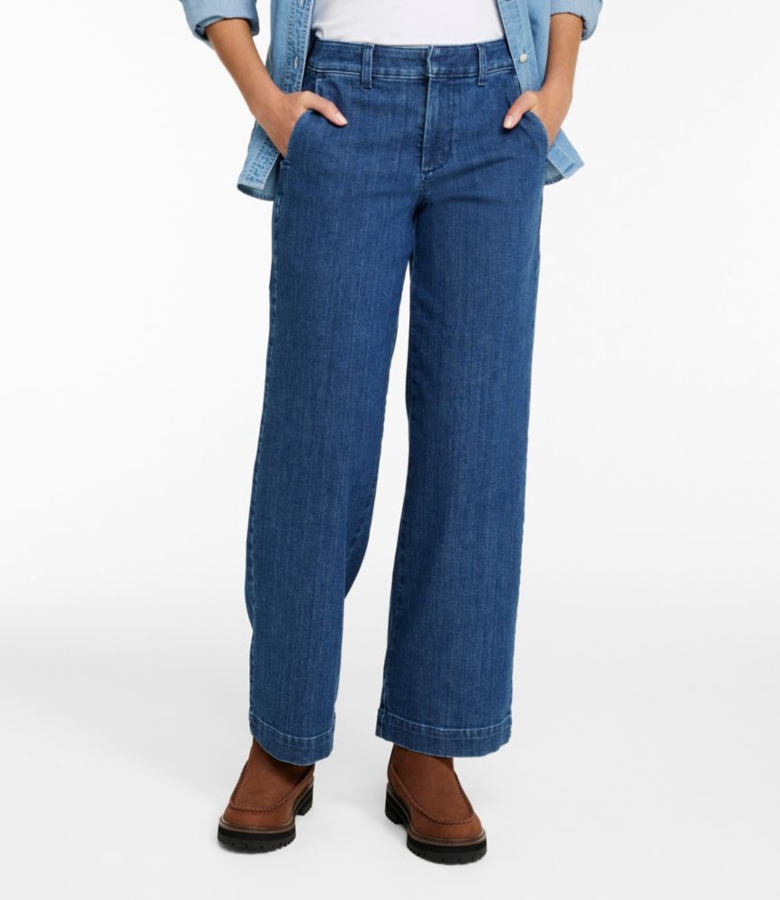 Women's True Shape Jeans, High-Rise Wide-Leg Trouser
