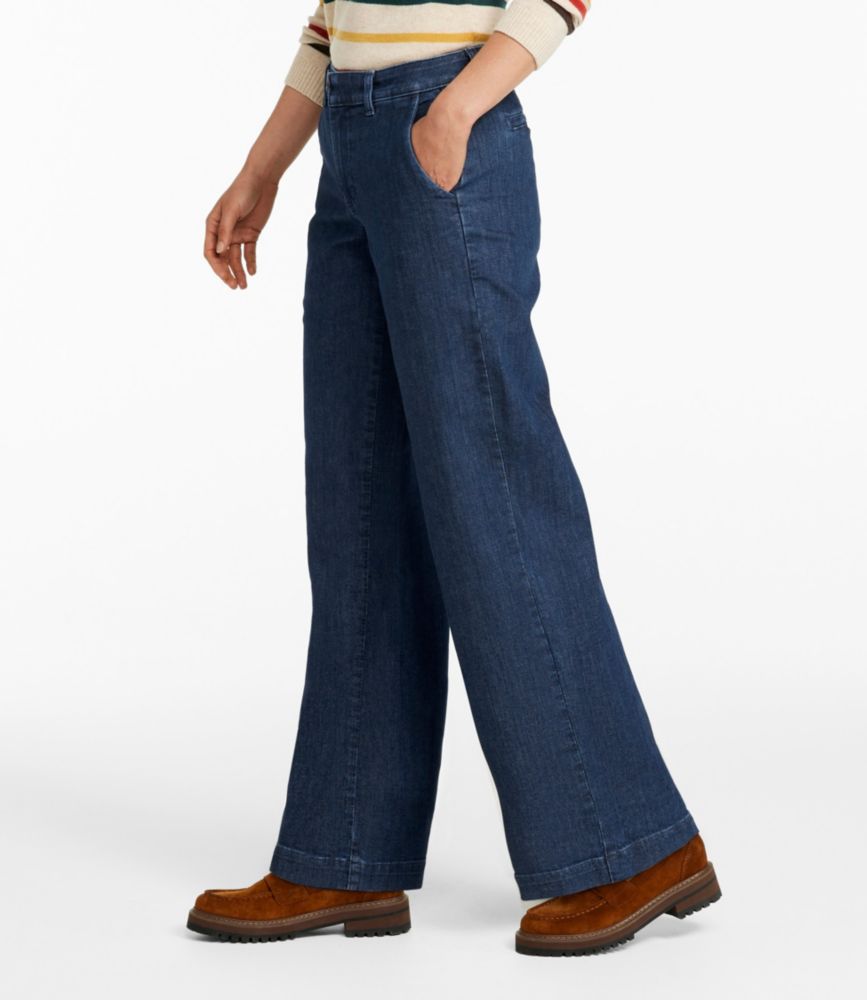 Women's True Shape Jeans, High-Rise Wide-Leg Trouser