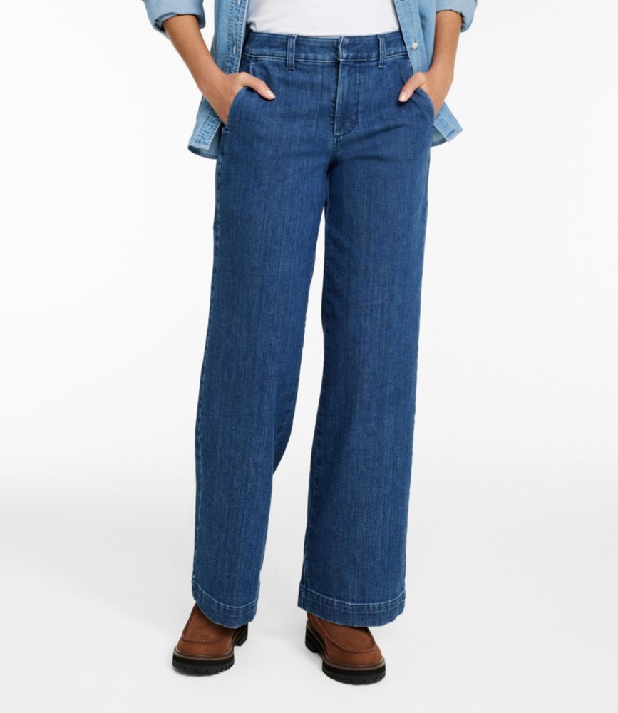 Women's True Shape Jeans, High-Rise Wide-Leg Trouser